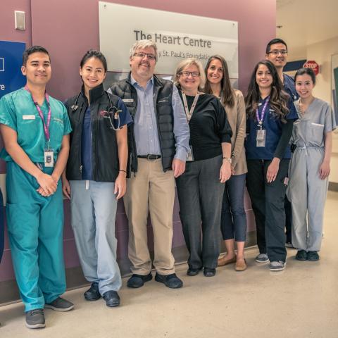 Doctors, nurses and staff members at the Heart Centre